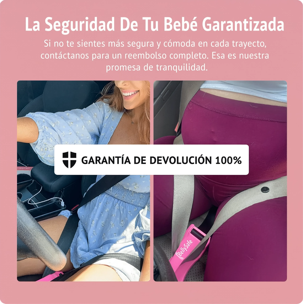 Cinturón de seguridad para embarazadas